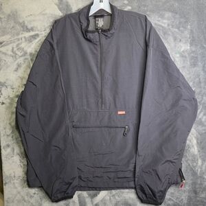 Men's Packable Harley Davidson Nylon 1/2 Zip Pull Over Weather Resist Jacket